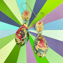 Load image into Gallery viewer, Florentine Pattern Tear Drop Earrings