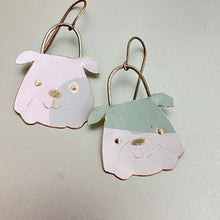 Load image into Gallery viewer, Two Toned Bulldogs Tin Earrings