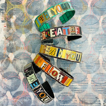 Load image into Gallery viewer, FLOW Upcycled Tesserae Tin Cuff