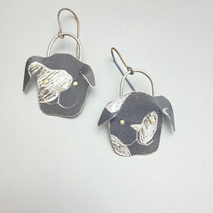 Pretzle Puppies Tin Earrings