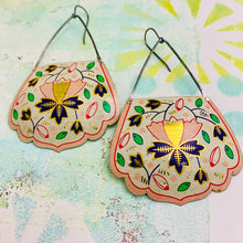 Load image into Gallery viewer, Botanical Panel Tin Earrings