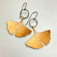 Load image into Gallery viewer, Smaller Ginkgo Leaf Earrings  |  Various Colors