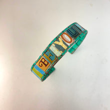 Load image into Gallery viewer, BE YOU Upcycled Tesserae Tin Cuff