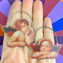 Load image into Gallery viewer, Raphael’s Cherubs Tin Earrings