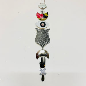 Gorgeous Owl Talisman Wall Hanging