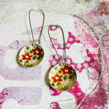 Load image into Gallery viewer, Oxidized Blossoms Medium Basin Earrings