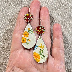 Calico & Sunny Flower Earrings