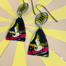 Load image into Gallery viewer, Red Headed Cranes Little Drop Earrings