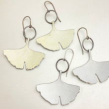 Load image into Gallery viewer, Smaller Ginkgo Leaf Earrings  |  Various Colors