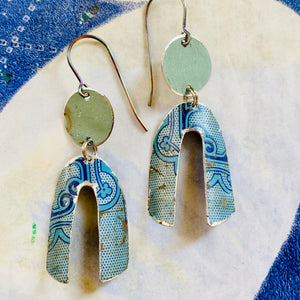 Edgeworth Open Arches Upcycled Tin Earrings