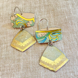 Vintage Seafoam Earrings