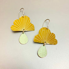 Load image into Gallery viewer, Sunray Clouds Tin Earrings