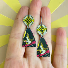 Load image into Gallery viewer, Red Headed Cranes Little Drop Earrings