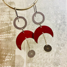 Load image into Gallery viewer, Moon Phases Zero Waste Tin Earrings