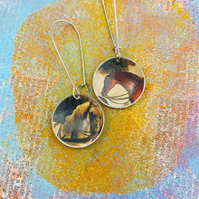 Load image into Gallery viewer, Two Horses Medium Basin Earrings