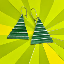 Load image into Gallery viewer, Xmas Trees Tin Earrings