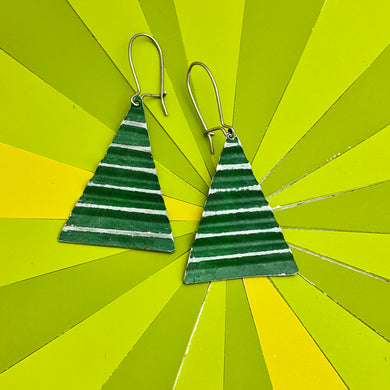 Xmas Trees Tin Earrings