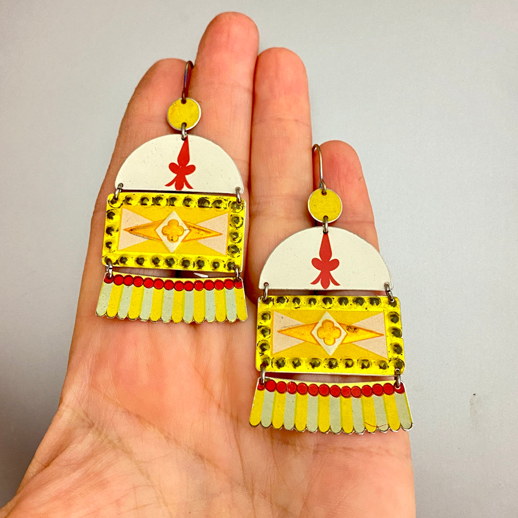 Lit Up Tin Earrings