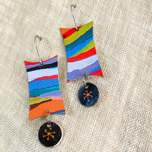 Load image into Gallery viewer, Happy Colors Mod Rectangle Earrings