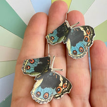 Load image into Gallery viewer, Butterfly in Flight Tin Earrings