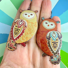 Load image into Gallery viewer, Fancy Owls Tin Earrings