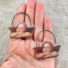 Load image into Gallery viewer, Raphael’s Cherubs II Tin Earrings