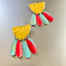 Load image into Gallery viewer, Multi Drip Drop Tin Earrings