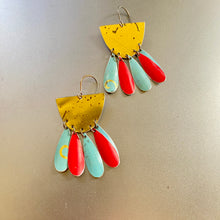 Load image into Gallery viewer, Multi Drip Drop Tin Earrings