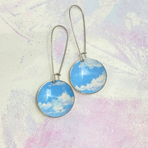 Cloudy Sky Medium Basin Earrings