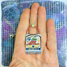 Load image into Gallery viewer, Horus Upcycled Tin Necklace