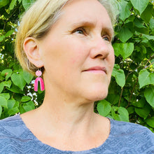 Load image into Gallery viewer, Firewheel Upcycled Tin Earrings