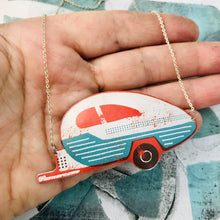 Load image into Gallery viewer, Happy Camper Zero Waste Tin Necklace