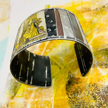 Load image into Gallery viewer, The Queen of Wands Upcycled Tesserae Tin Cuff