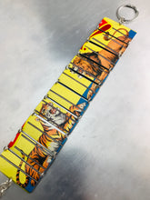 Load image into Gallery viewer, Barnum Lion &amp; Tiger Upcycled Tin Bracelet