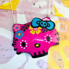 Load image into Gallery viewer, Hello Kitty Dia de Los Muertos Zero Waste Tin Necklace