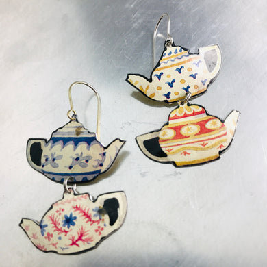 Little Teapots Zero Waste Tin Earrings