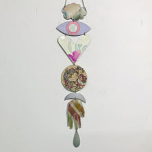 Load image into Gallery viewer, Nouveau Pinks &amp; Greens Protective Talisman Wall Hanging