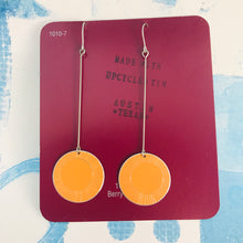 Load image into Gallery viewer, Dreamsicle Hand Etched--Drop Earrings