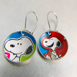 Happy Snoopy Tiny Dot Zero Waste Tin Earrings