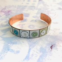Load image into Gallery viewer, All Whites Upcycled Tesserae Tin Cuff