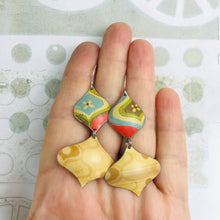 Load image into Gallery viewer, Mod Rex Ray Zero Waste Tin Earrings