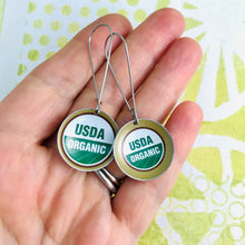 Load image into Gallery viewer, USDA Organic Medium Basin Earrings