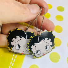 Load image into Gallery viewer, Betty Boop Upcycled Tin Earrings