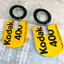 Load image into Gallery viewer, Kodak 400 Chunky Horseshoes Zero Waste Tin Earrings
