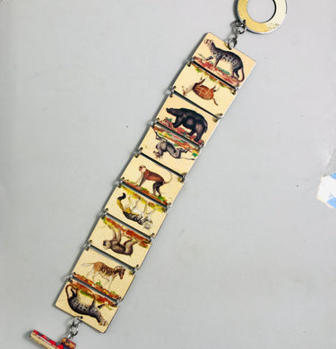 Coming and Going  Upcycled Tin Bracelet