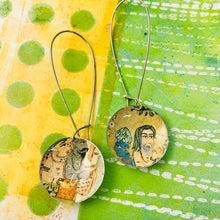 Load image into Gallery viewer, Persian Seekers Large Basin Tin Earrings