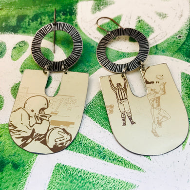 Field Goal Chunky Horseshoes Zero Waste Tin Earrings