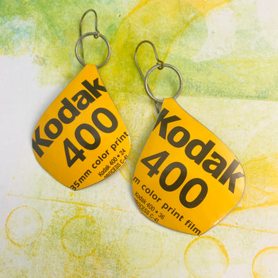 Kodak Film Big Teardrop Earrings