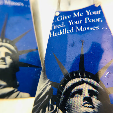 Statue of Liberty Zero Waste Tin Long Fans Earrings
