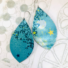 Load image into Gallery viewer, Twilight Upcycled Pod Tin Earrings